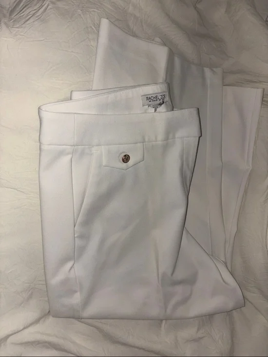 RACHEL ZOE White Pants Large - Picture 2 of 5